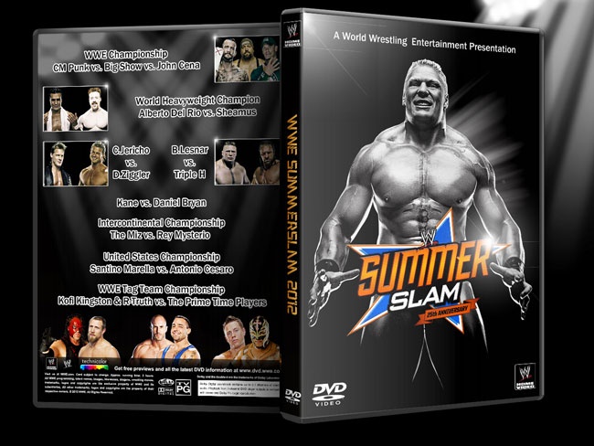 WWE Summerslam 2012 box cover