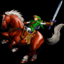 The Legend of Zelda: Ocarina 3D - Link + Epona